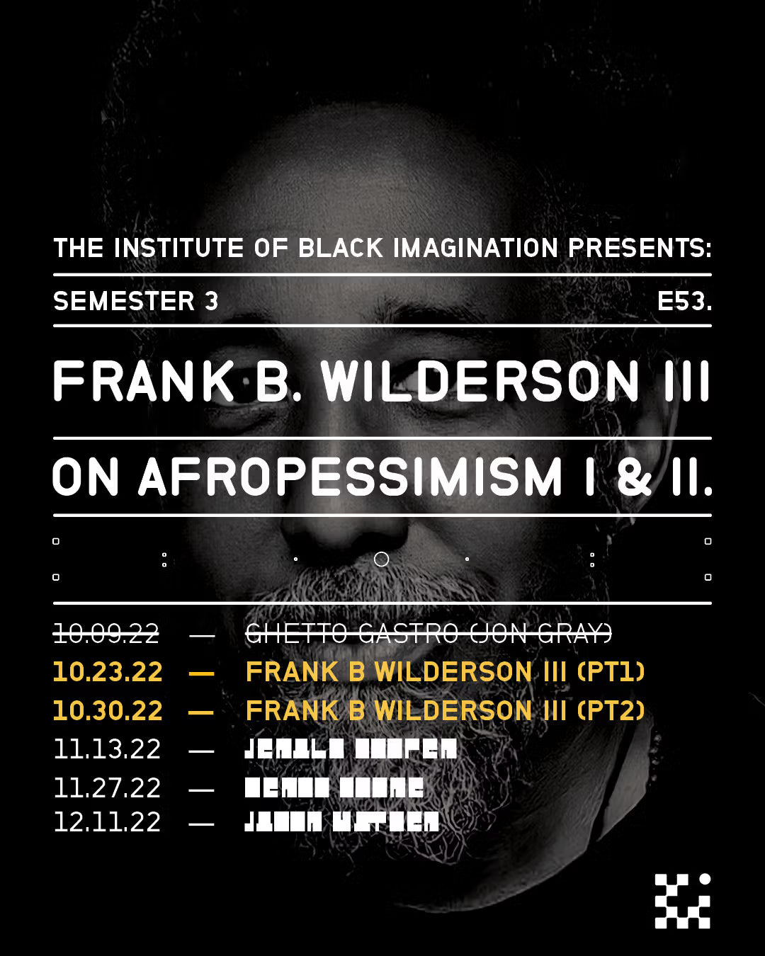 E53: On Afropessimism I & II w. Frank B. Wilderson III
