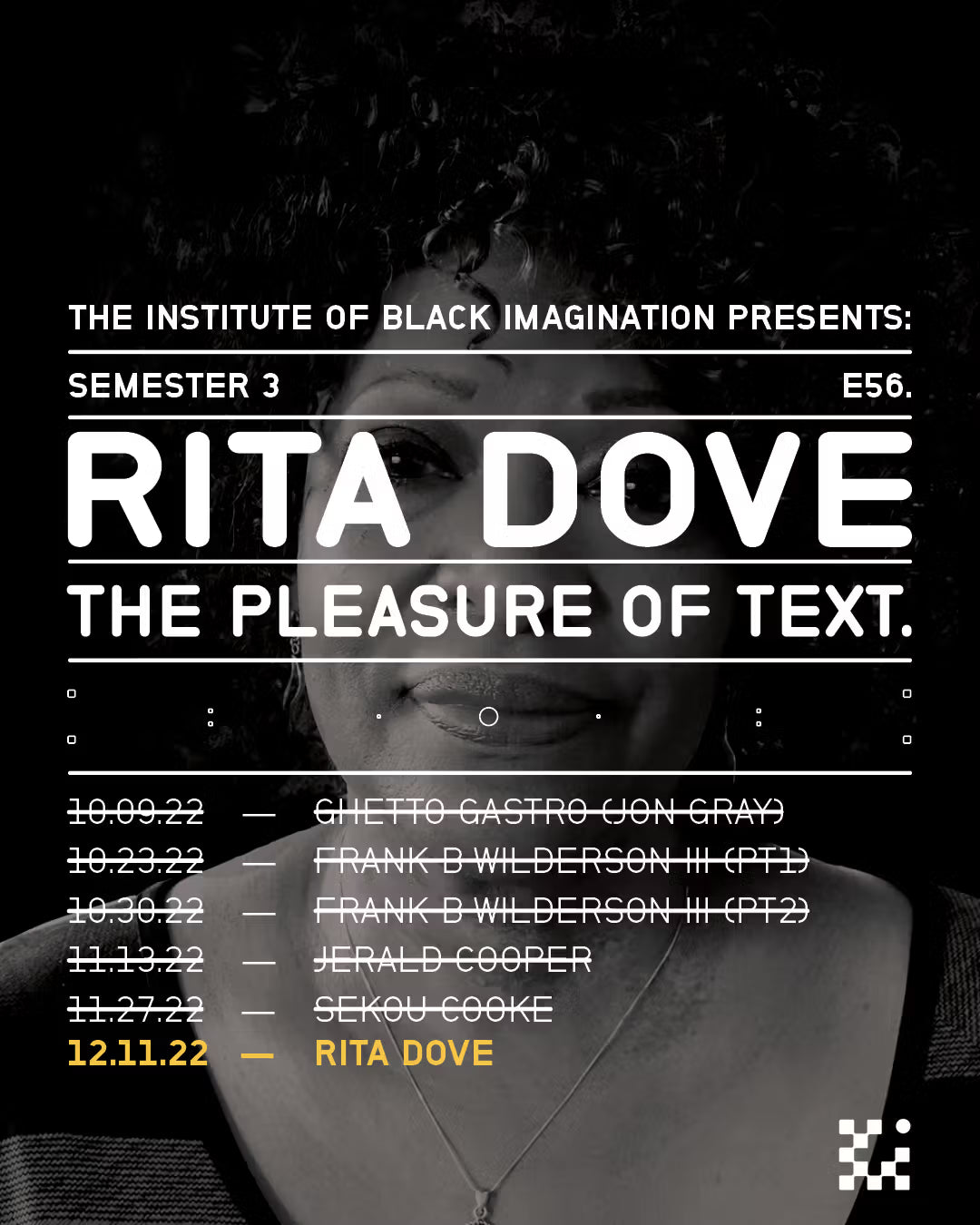 E56 Rita Dove: The Pleasure of Text.