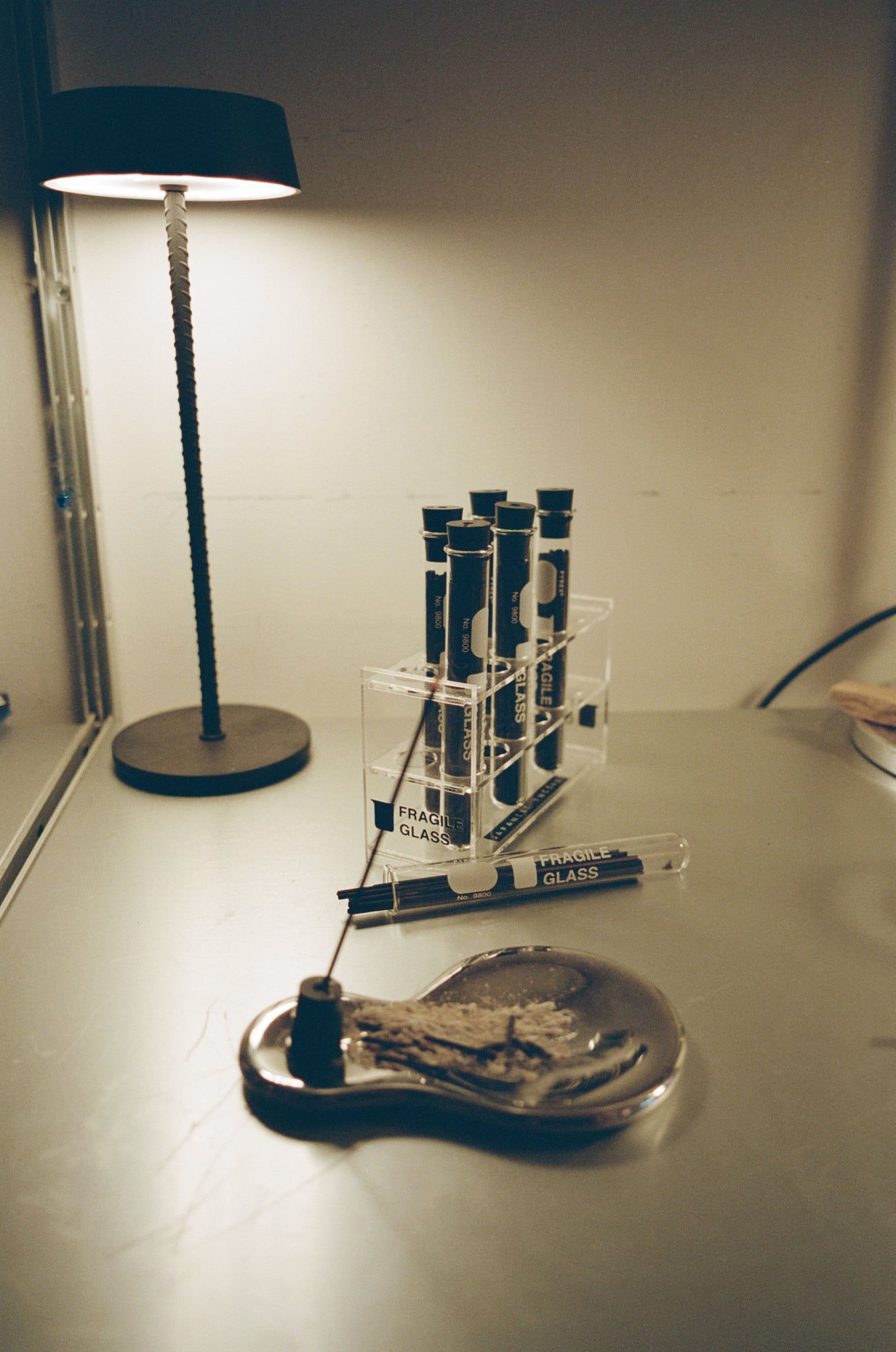 Fragile Glass Japanese Incense Test Tube