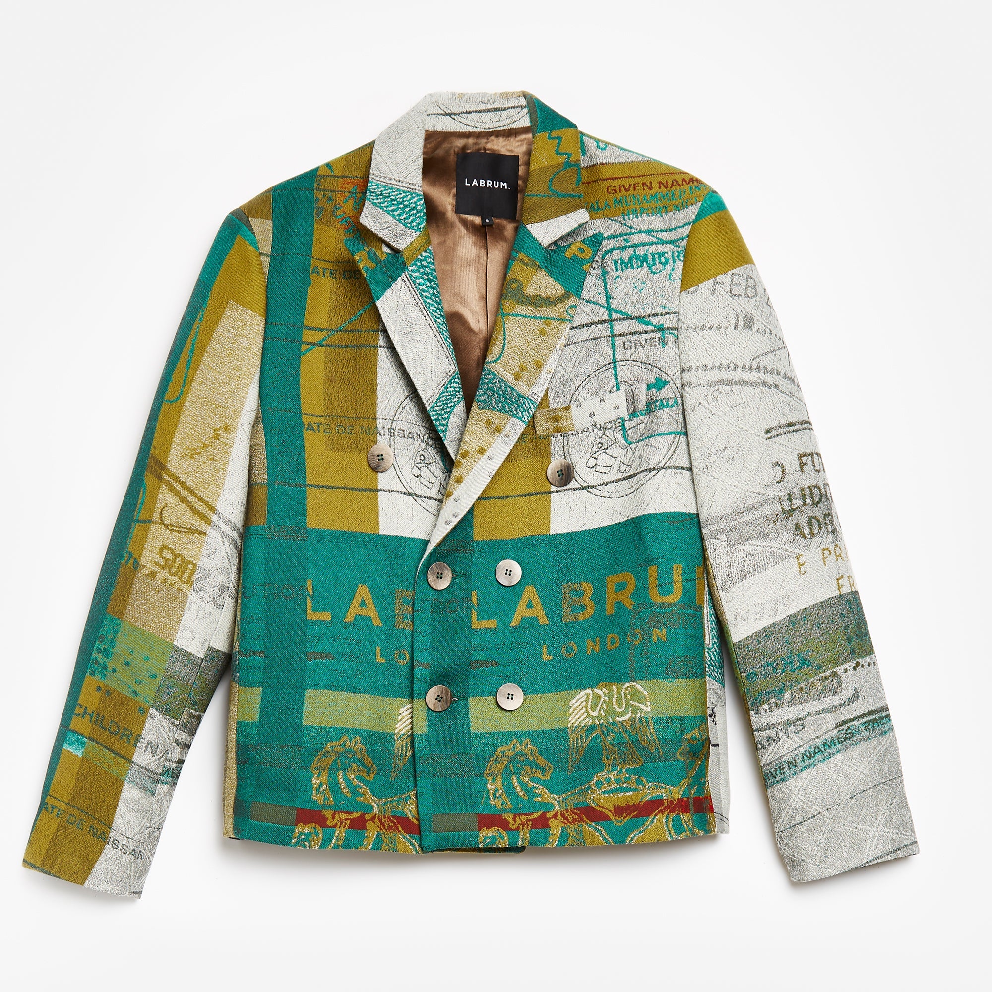 YA-ALIMAMY PASSPORT CROPPED BLAZER