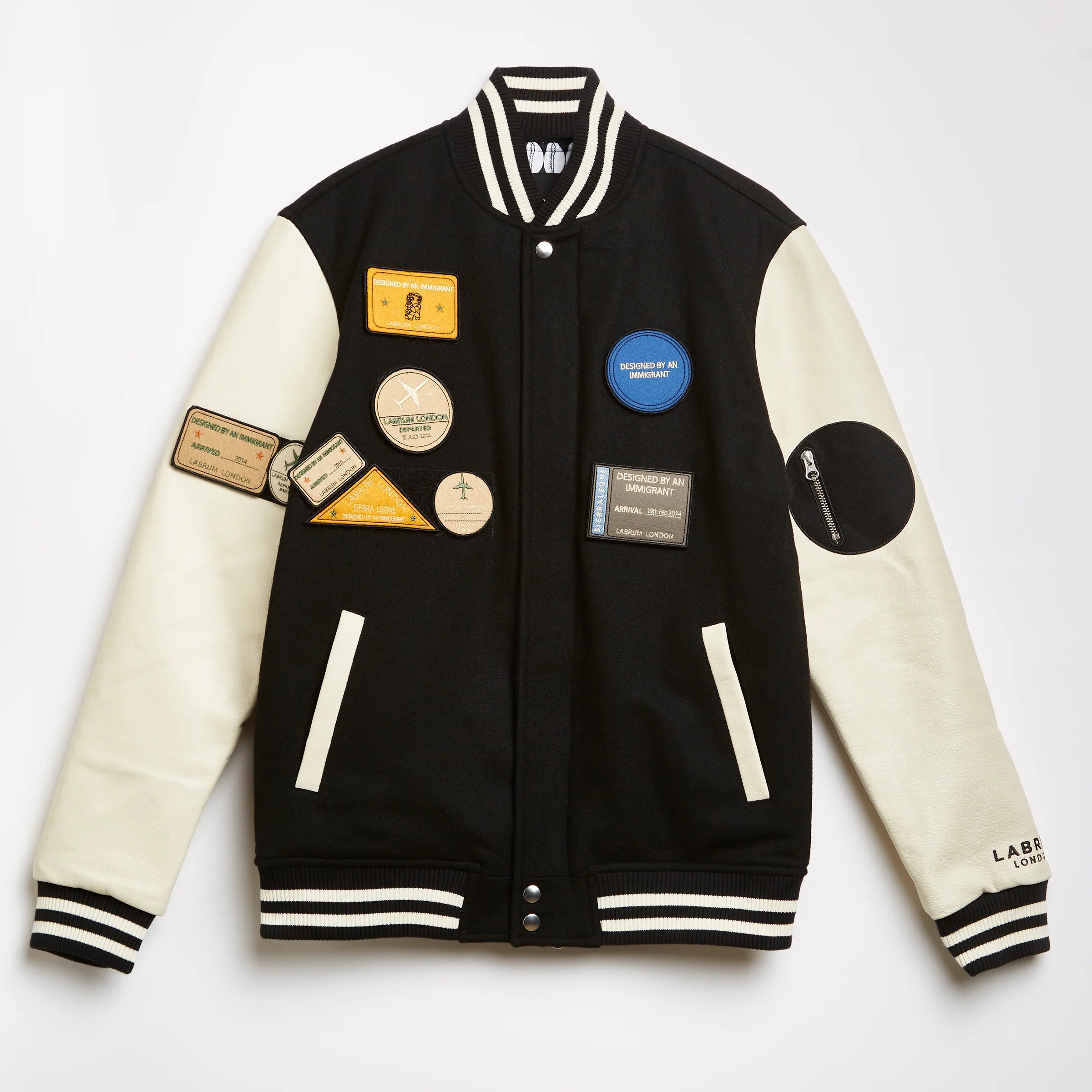 NOMOLI VARSITY BOMBER JACKET