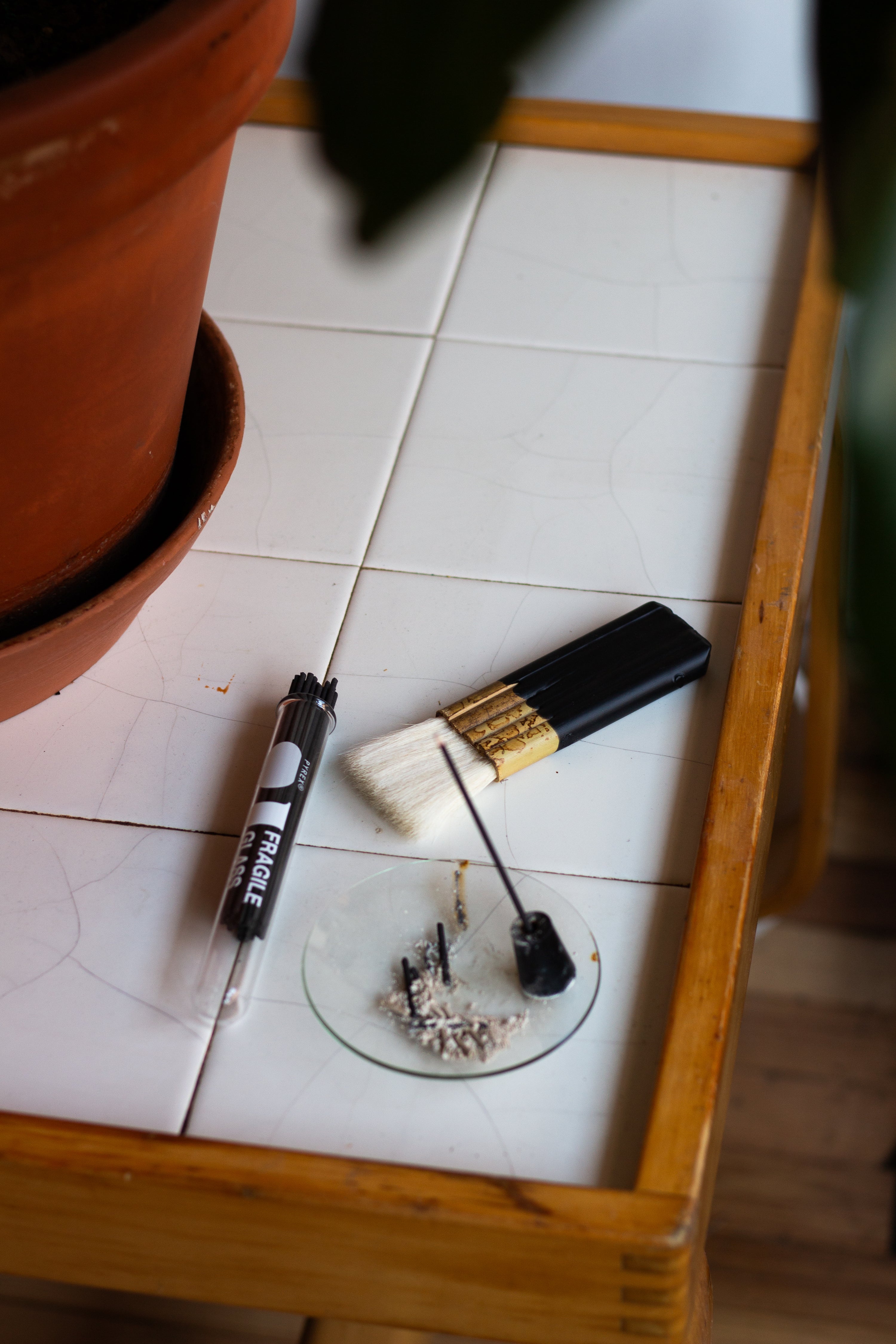 Fragile Glass Japanese Incense Test Tube