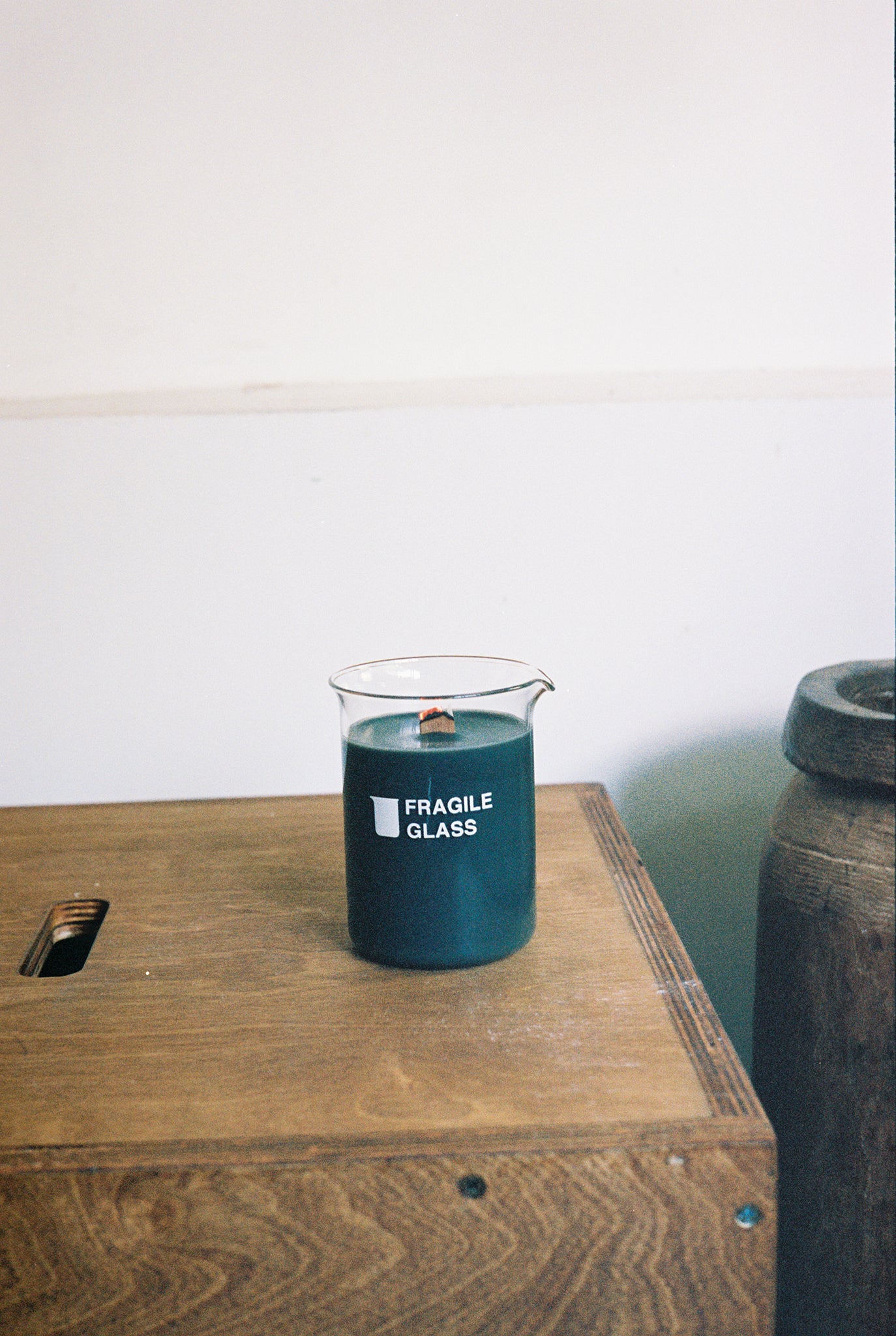 Fragile Glass "SMELL #1" Candle